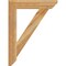 Ekena Millwork Traditional Slat Rough Sawn Bracket, Western Red Cedar, 4"W x 24"D x 32"H BKT04X24X32TRA06RWR - alternate 2